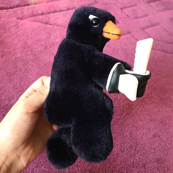 RARE 1997 Pittsburgh Penguins Hockey Iceburgh goalie logo plush mascot NHL merch - Picture 4 of 10